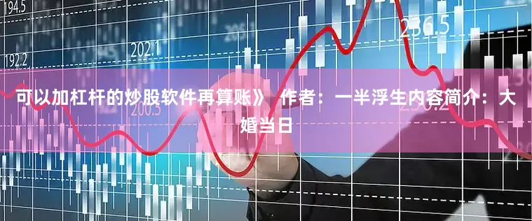 可以加杠杆的炒股软件再算账》  作者：一半浮生内容简介：大婚当日